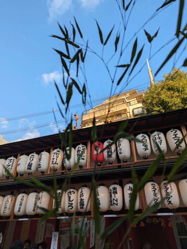 Photo my bamboo branch from the Toka-Ebisu Festival in Osaka